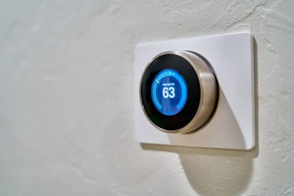 home automation with an installed smart thermostat