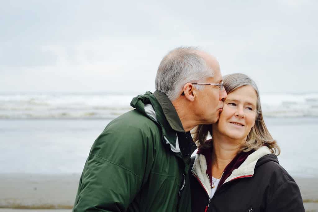 couple on beach