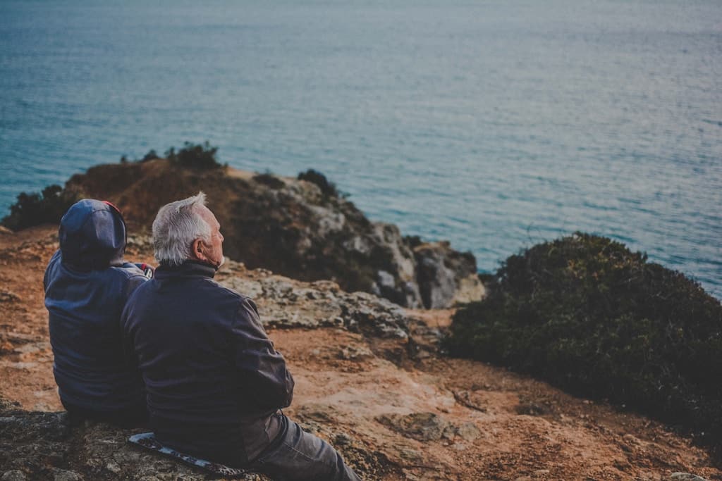 elderly couple